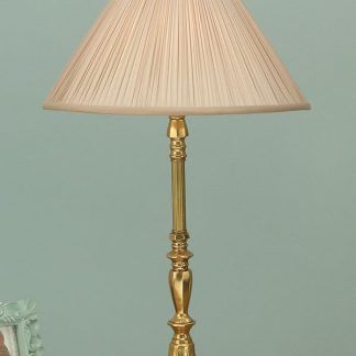 asquith antyczna lampa stołowa z beżowym abażurem