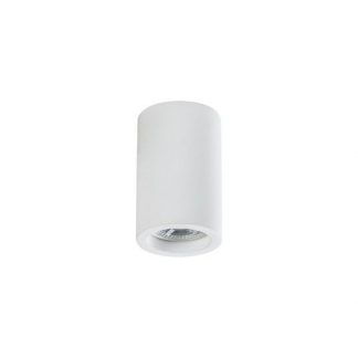 biała lampa sufitowa na korytarz wąska tuba