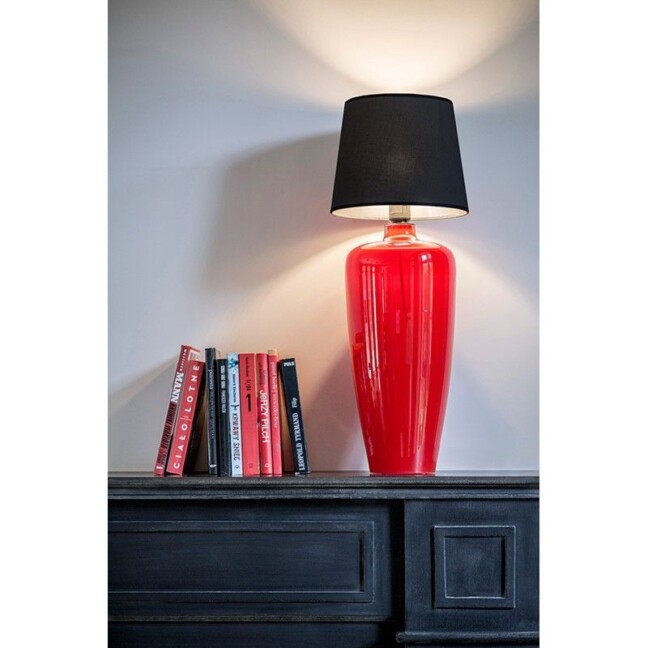 Lampa stołowa Sevilla  - kolor Czarny, Czerwony - L009092105