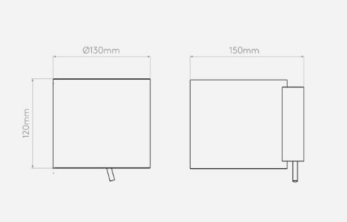 Kinkiet Luga - kolor biały, srebrny - 1074001