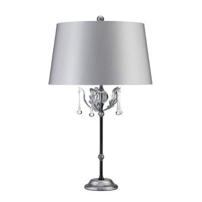 Lampa stołowa Amarilli - kolor srebrny, Czarny - AML/TL BLK/SIL