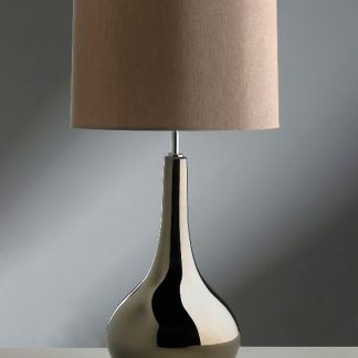Lampa stołowa Job  - kolor brązowy, srebrny - JOB/TL