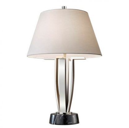 Lampa stołowa Silvershore - kolor biały, srebrny - FE/SILVERSHORETL