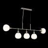 Lampa wisząca Erich  - kolor biały, srebrny - MOD221-PL-05-N