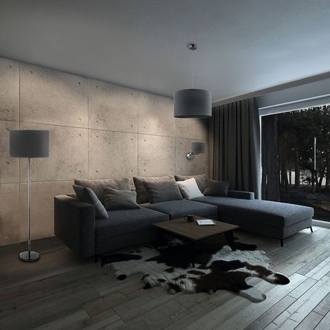 Lampa wisząca Hotel - kolor Szary - 9298