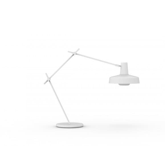 duża lampa biurkowa biała nowoczesna