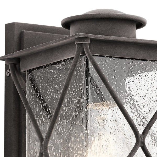 Kinkiet Argyle - kolor brązowy, transparentny - KL/ARGYLE2/S