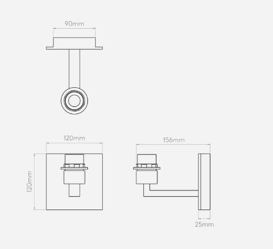 Kinkiet Azumi - kolor srebrny - 1142017