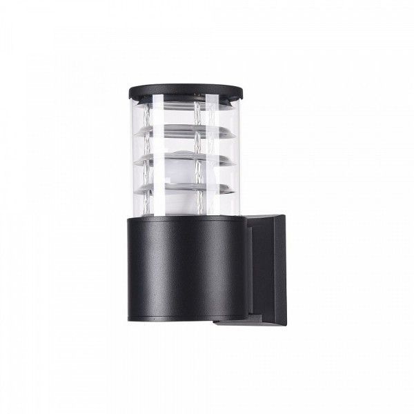 Kinkiet Bronx  - kolor transparentny, Czarny - O576WL-01B