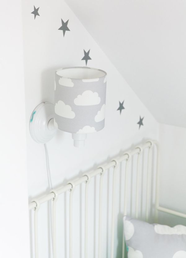 Kinkiet Chmurki - kolor Szary - CHMURKI GREY WL