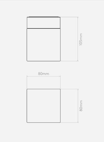 Kinkiet Cube - kolor biały, srebrny - 1140001