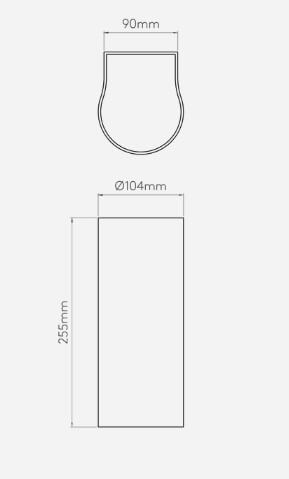 Kinkiet Dunbar - kolor Czarny - 1384005