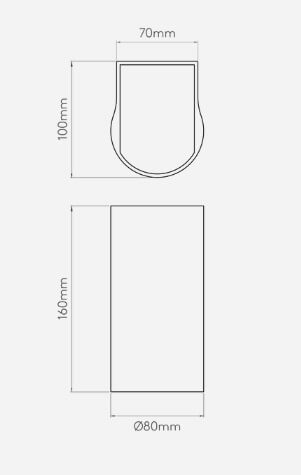 Kinkiet Dunbar - kolor Czarny - 1384004