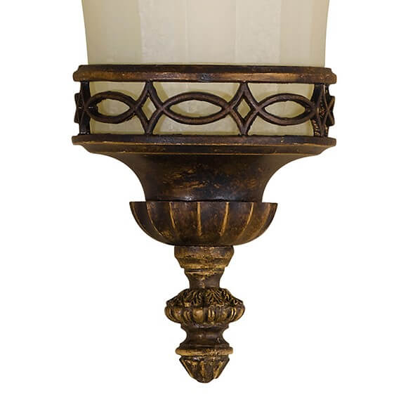 Kinkiet Eleonor - kolor beżowy, brązowy - FE/DRAWINGRM/WU2