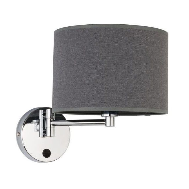 Kinkiet Hotel - kolor srebrny, Szary - 9303