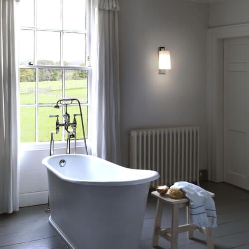 Kinkiet Lago - kolor połysk, srebrny - 1297001