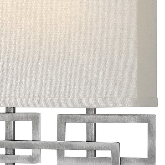 Kinkiet Lanza - kolor beżowy, srebrny - HK/LANZA2 AN