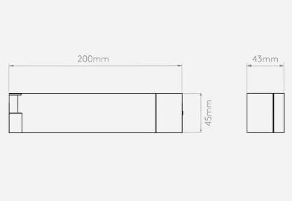 Kinkiet Tosca - kolor srebrny - 1157001