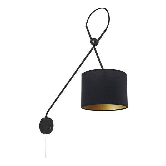 Kinkiet Viper - kolor złoty, Czarny - 6513