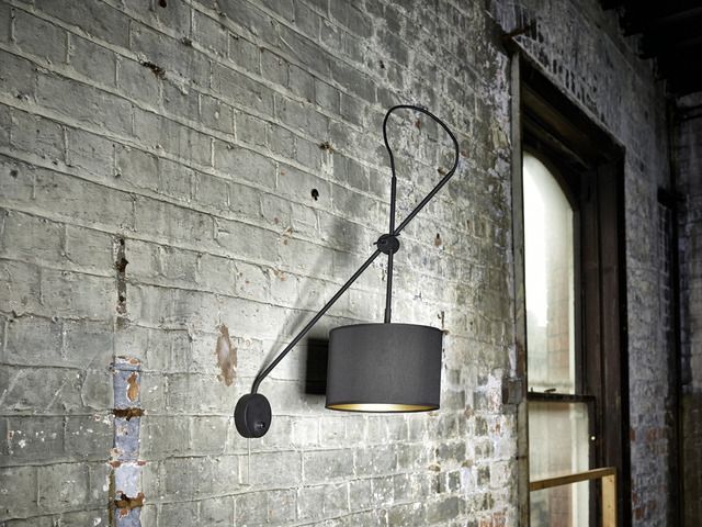 Kinkiet Viper - kolor złoty, Czarny - 6513