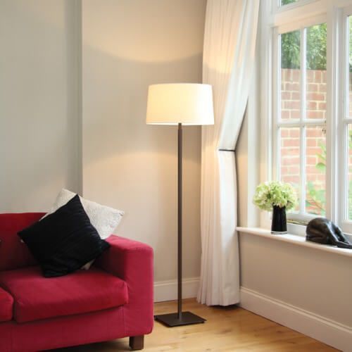 Lampa podłogowa Azumi - kolor srebrny - 1142020