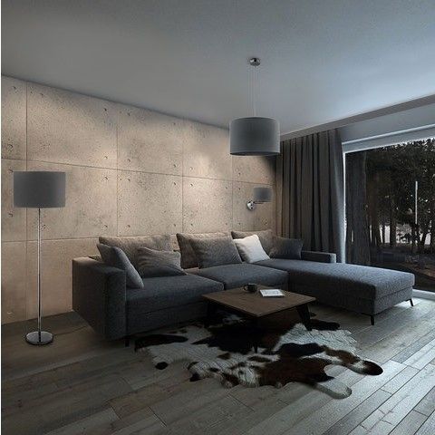 Lampa podłogowa Hotel - kolor Szary - 9300