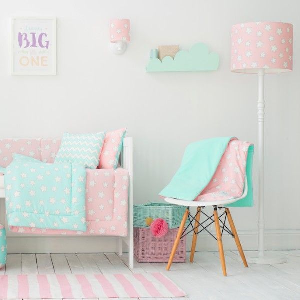 Lampa podłogowa Pink Star - kolor biały, różowy - PINK STARS FL