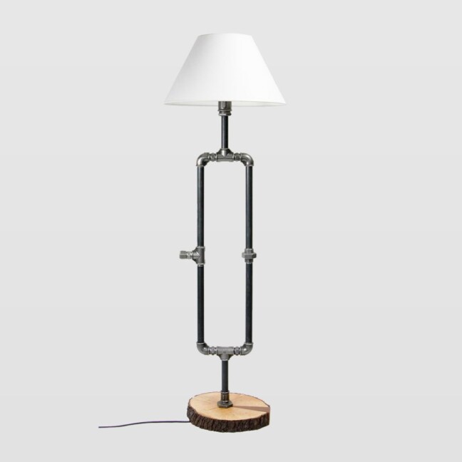 inspiracje lampy stojącej do salonu ręcznie robionej