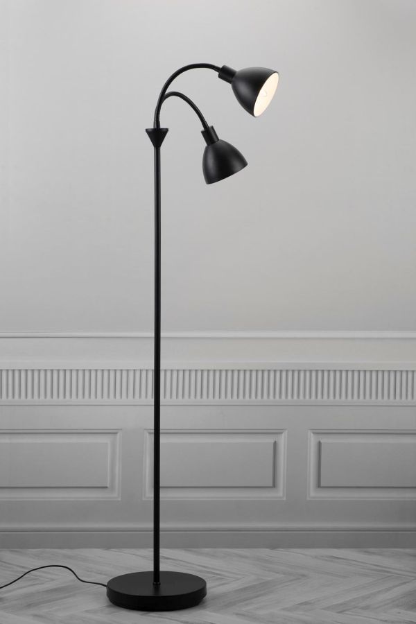 Lampa podłogowa Ray - kolor Czarny - 63224003