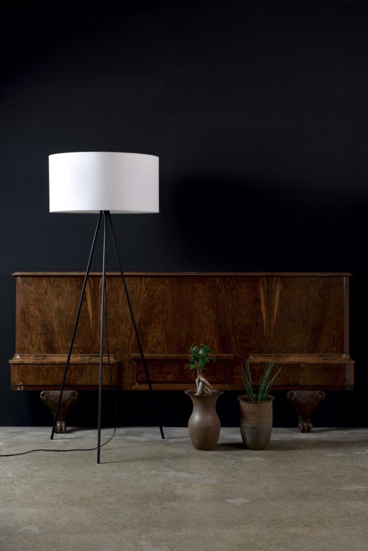 Lampa podłogowa Simple - kolor biały - LGH0521