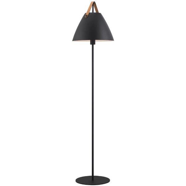 Lampa podłogowa Strap - kolor Czarny - 46234003