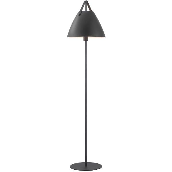 Lampa podłogowa Strap - kolor Czarny - 46234003