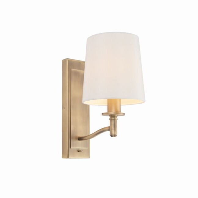 Lampa ścienna Ortona - Endon Lighting - biały, złoty
