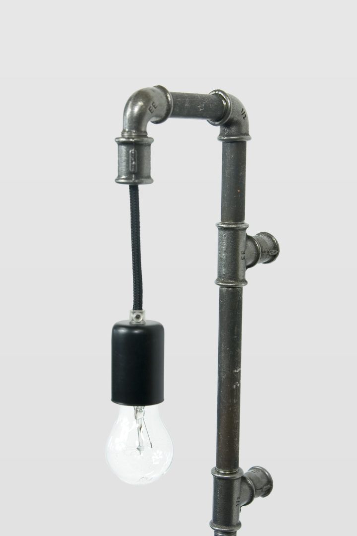 Lampa ścienna Wand - czarne rurki