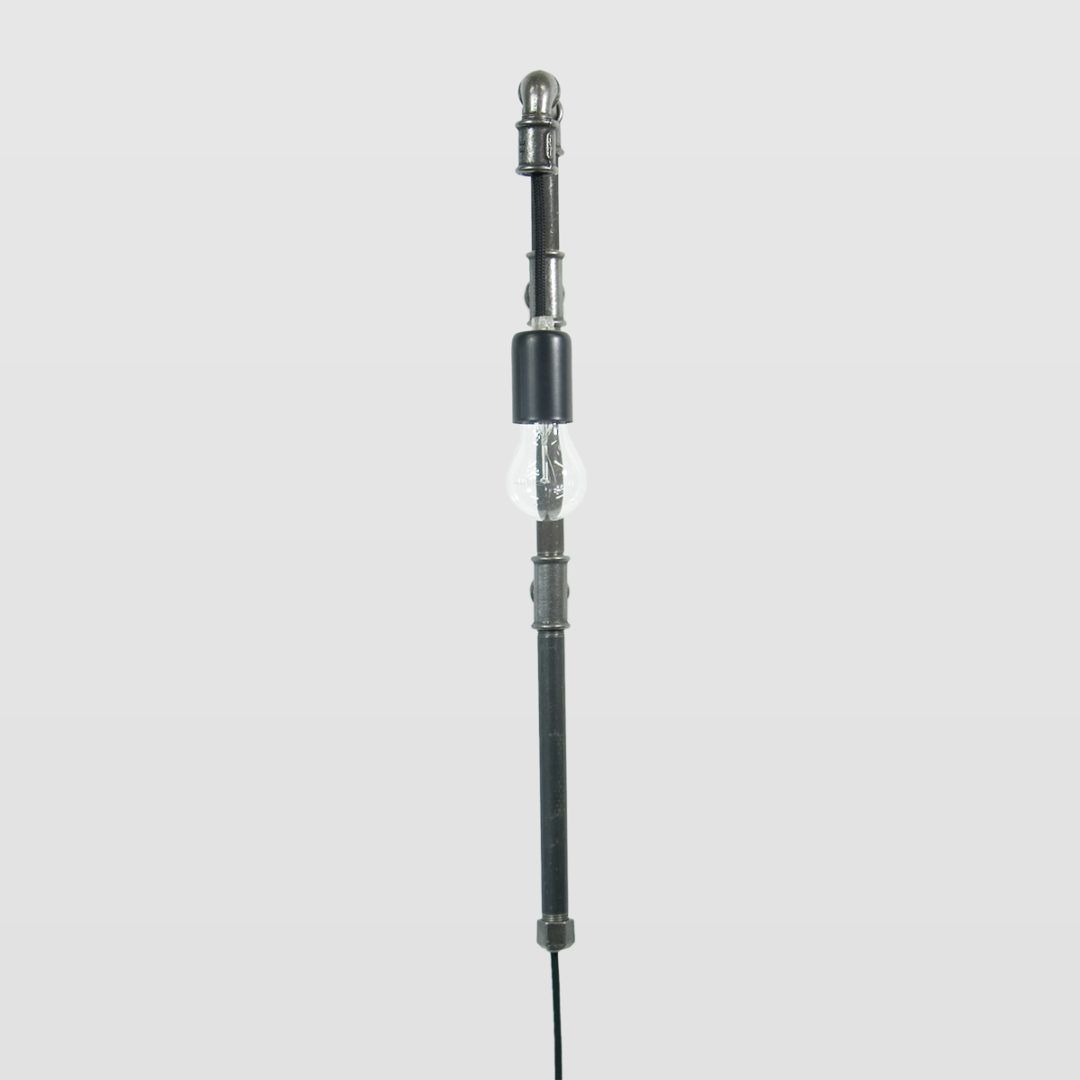 Lampa ścienna Wand - czarne rurki