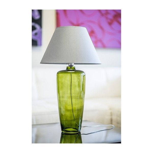 Lampa stołowa Bilbao - kolor Czarny, Zielony - L019811214