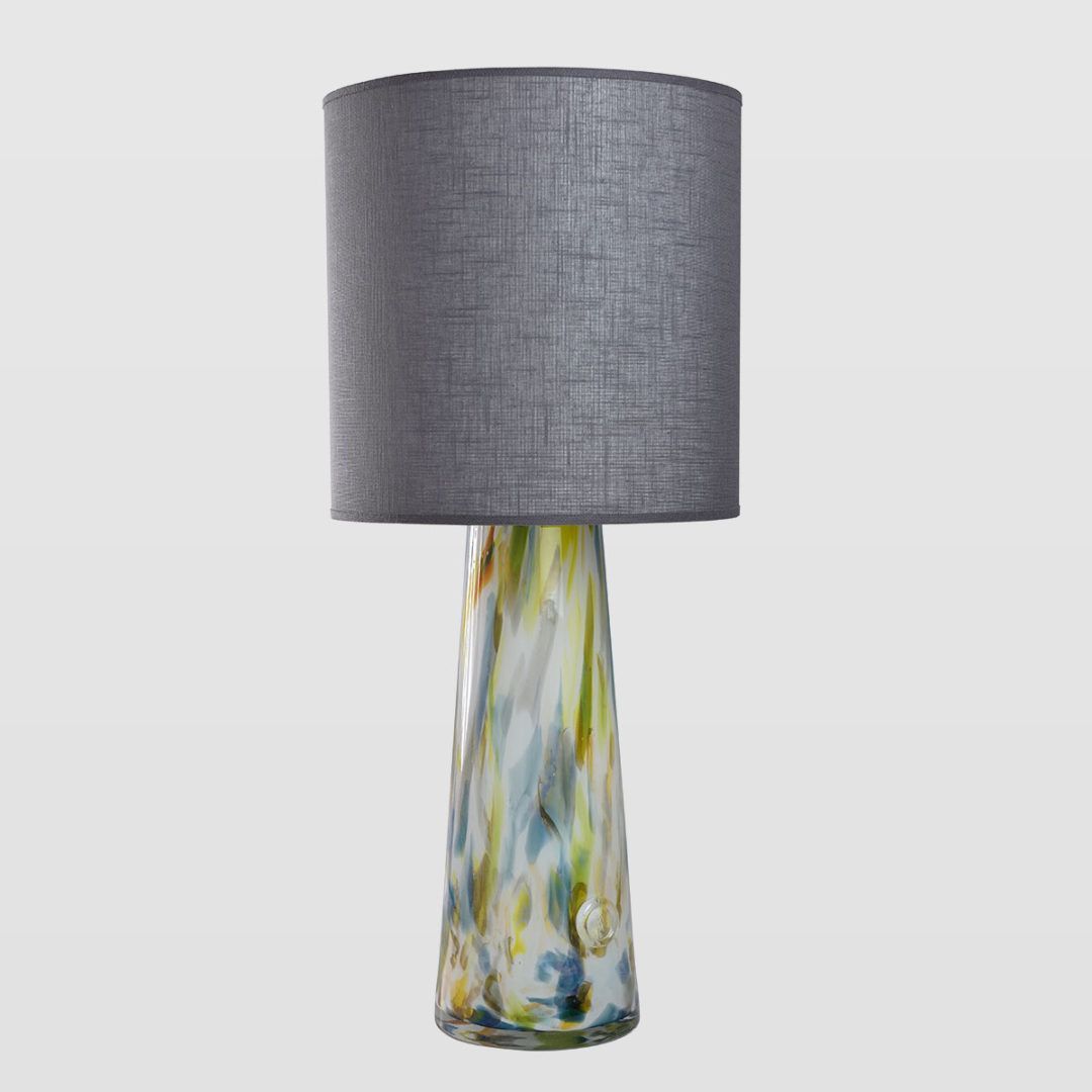 Lampa stołowa Cętki - kolor żółty, Niebieski, Szary, Zielony - LGH0582