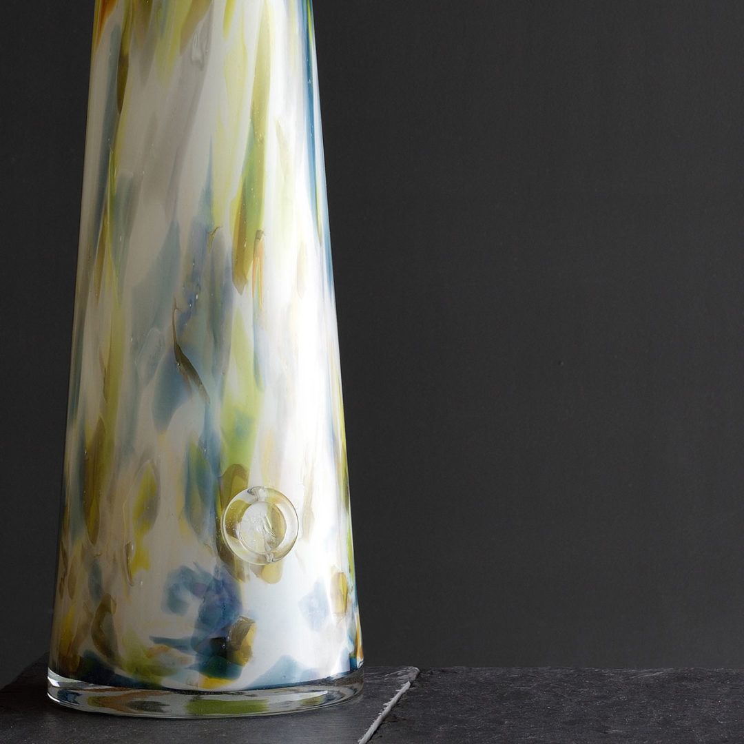 Lampa stołowa Cętki - kolor żółty, Niebieski, Szary, Zielony - LGH0582