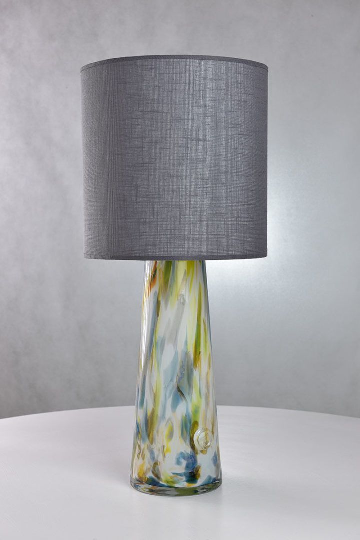 Lampa stołowa Cętki - kolor żółty, Niebieski, Szary, Zielony - LGH0582