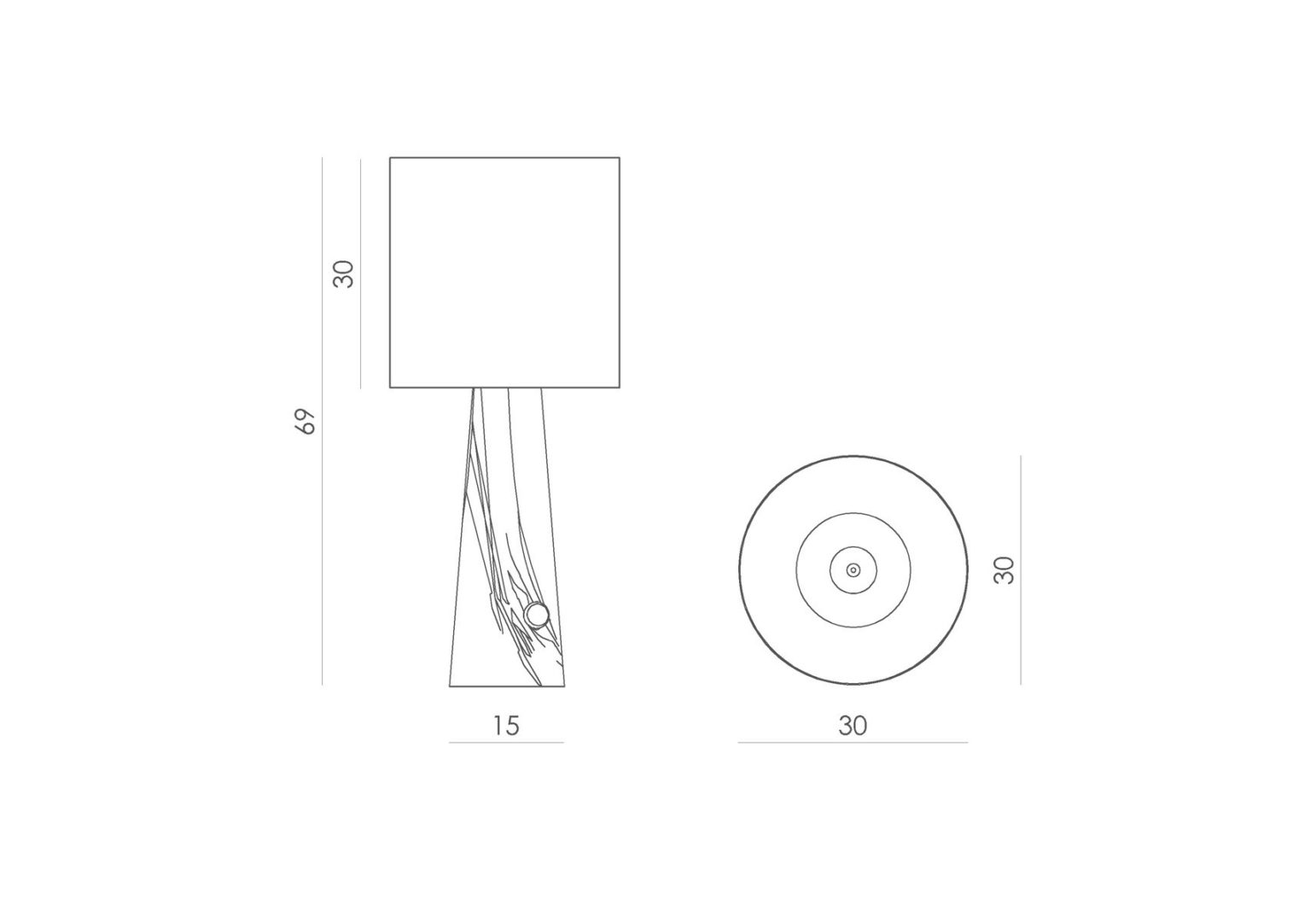 Lampa stołowa Cętki - kolor żółty, Niebieski, Szary, Zielony - LGH0582