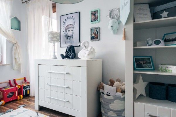 Lampa stołowa Chmurki - kolor Szary - CHMURKI GREY TB