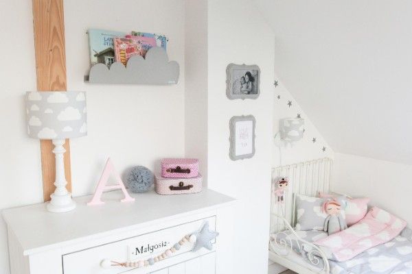 Lampa stołowa Chmurki - kolor Szary - CHMURKI GREY TB