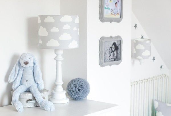 Lampa stołowa Chmurki - kolor Szary - CHMURKI GREY TB