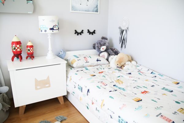 Lampa stołowa City Transport - kolor biały - CITY TRASPORT TB