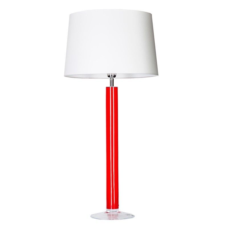 Lampa stołowa Fjord - kolor biały, Czerwony - L207365228