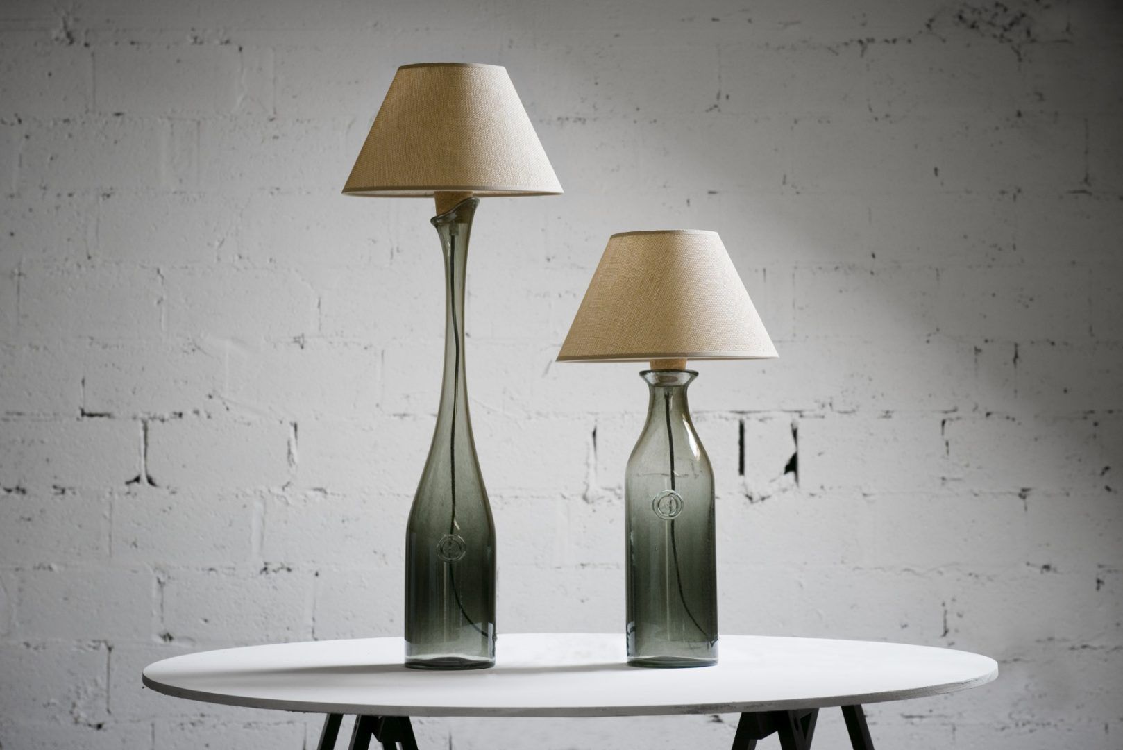 Lampa stołowa Fog - kolor Szary - LGH0191