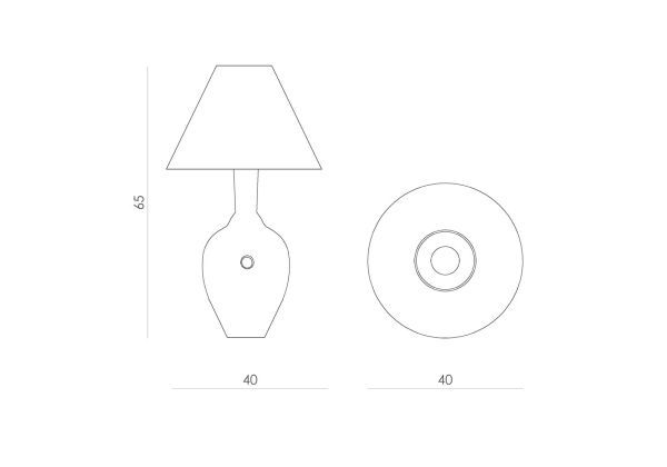 Lampa stołowa Glass - LGH0071