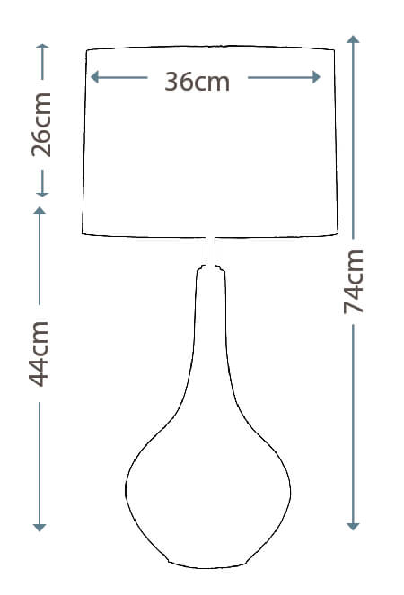 Lampa stołowa Job - kolor brązowy, srebrny - JOB/TL