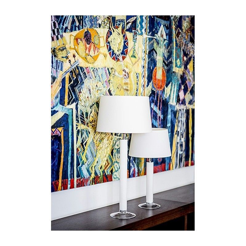 Lampa stołowa Little Fjord - kolor biały, Czarny - L054265217