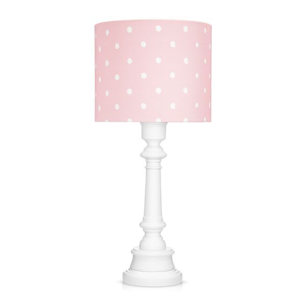Lampa stołowa Lovely Dots - kolor różowy - LOVELY DOTS PINK TB